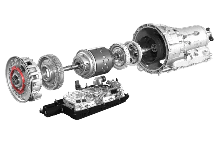 Remplissage de boîte ZF 8HP par débordement